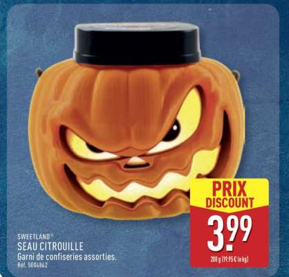 SWEETLAND® SEAU CITROUILLE