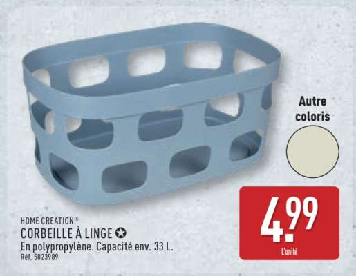 HOME CREATION® CORBEILLE À LINGE