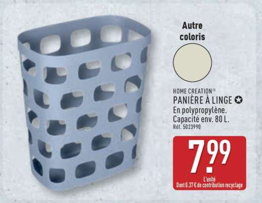 HOME CREATION® PANIÈRE À LINGE
