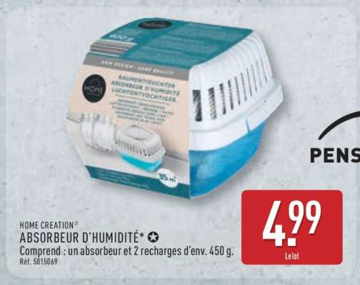 HOME CREATION® ABSORBEUR D'HUMIDITÉ