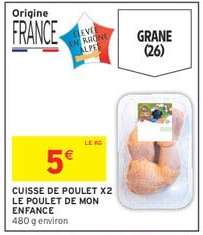 CUISSE DE POULET X2 LE POULET DE MON ENFANCE