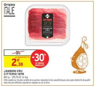 JAMBON CRU CITTERIO 1878