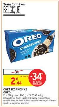 CHEESECAKES X2 OREO