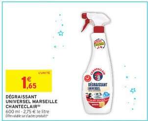 DÉGRAISSANT UNIVERSEL MARSEILLE CHANTECLAIR