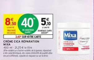 CRÈME CICA RÉPARATION MIXA