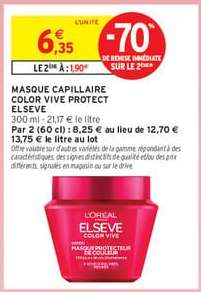 MASQUE CAPILLAIRE COLOR VIVE PROTECT ELSEVE