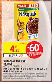Céréales Nesquik Nestle
