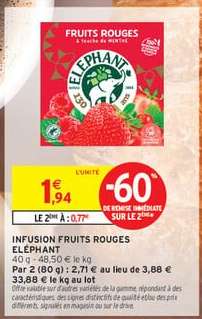 Infusion Fruits Rouges Eléphant