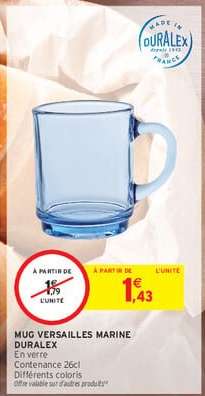 MUG VERSAILLES MARINE DURALEX