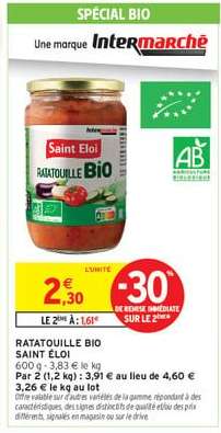 RATATOUILLE BIO SAINT ÉLOI