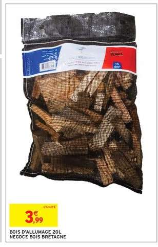 BOIS D'ALLUMAGE 20L