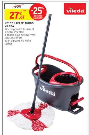 Kit De Lavage Turbo Vileda*