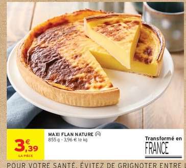 MAXI FLAN NATURE