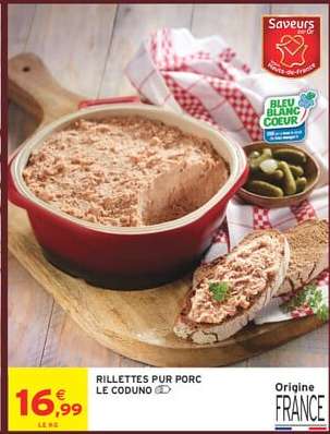 Rillettes Pur Porc Le Coduno