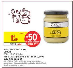 Moutarde de Dijon Clovis