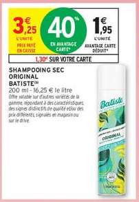 Shampooing Sec Original Batiste