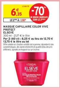 MASQUE CAPILLAIRE COLOR VIVE PROTECT ELSEVE