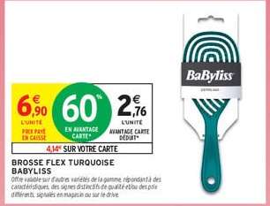 BROSSE FLEX TURQUOISE BABYLISS