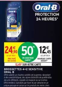Oral-B Brossettes 4+2 Sensitive