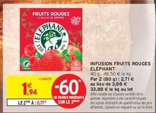 Infusion Fruits Rouges Eléphant