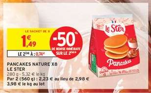 PANCAKES NATURE X8 LE STER