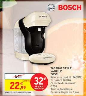 TASSIMO STYLE VANILLE BOSCH