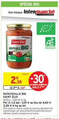 RATATOUILLE BIO SAINT ÉLOI