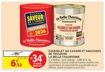 Cassoulet au canard et saucisses de Toulouse
