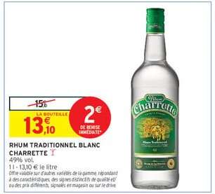 RHUM TRADITIONNEL BLANC CHARRETTE