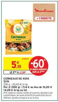 Cerneaux De Noix Sun