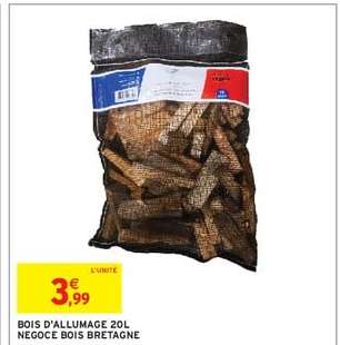 BOIS D'ALLUMAGE 20L