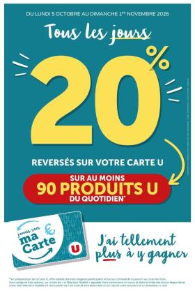 Magasins U - Ma sélection Carte U Octobre