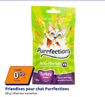 Friandises pour chat Purrfections