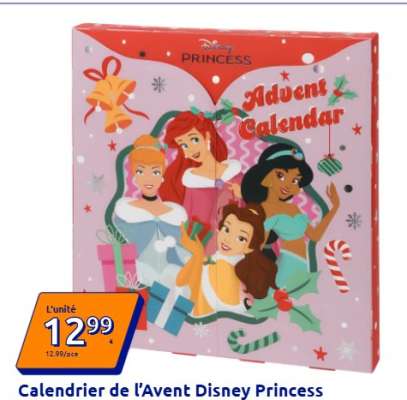 Calendrier de l'Avent Disney Princess