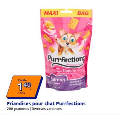 Friandises pour chat Purrfections