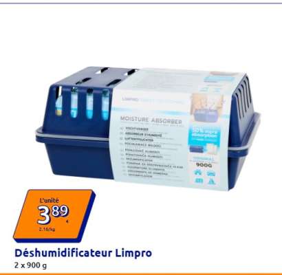 Déshumidificateur Limpro