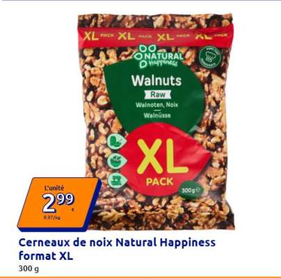 Cerneaux de noix Natural Happiness format XL