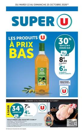SUPER U - Les prix bas de la semaine