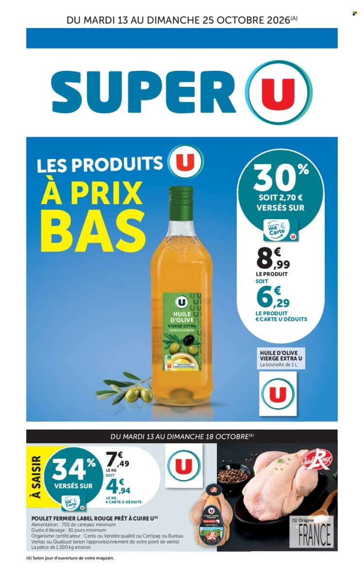 Catalogue SUPER U - 13.10.2026 - 25.10.2026. Page 1