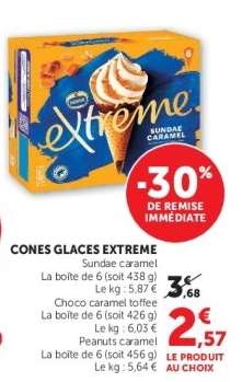 Cônes glacés EXTRÊME