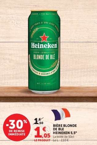 Bière Blonde de Blé Heineken 5,5°