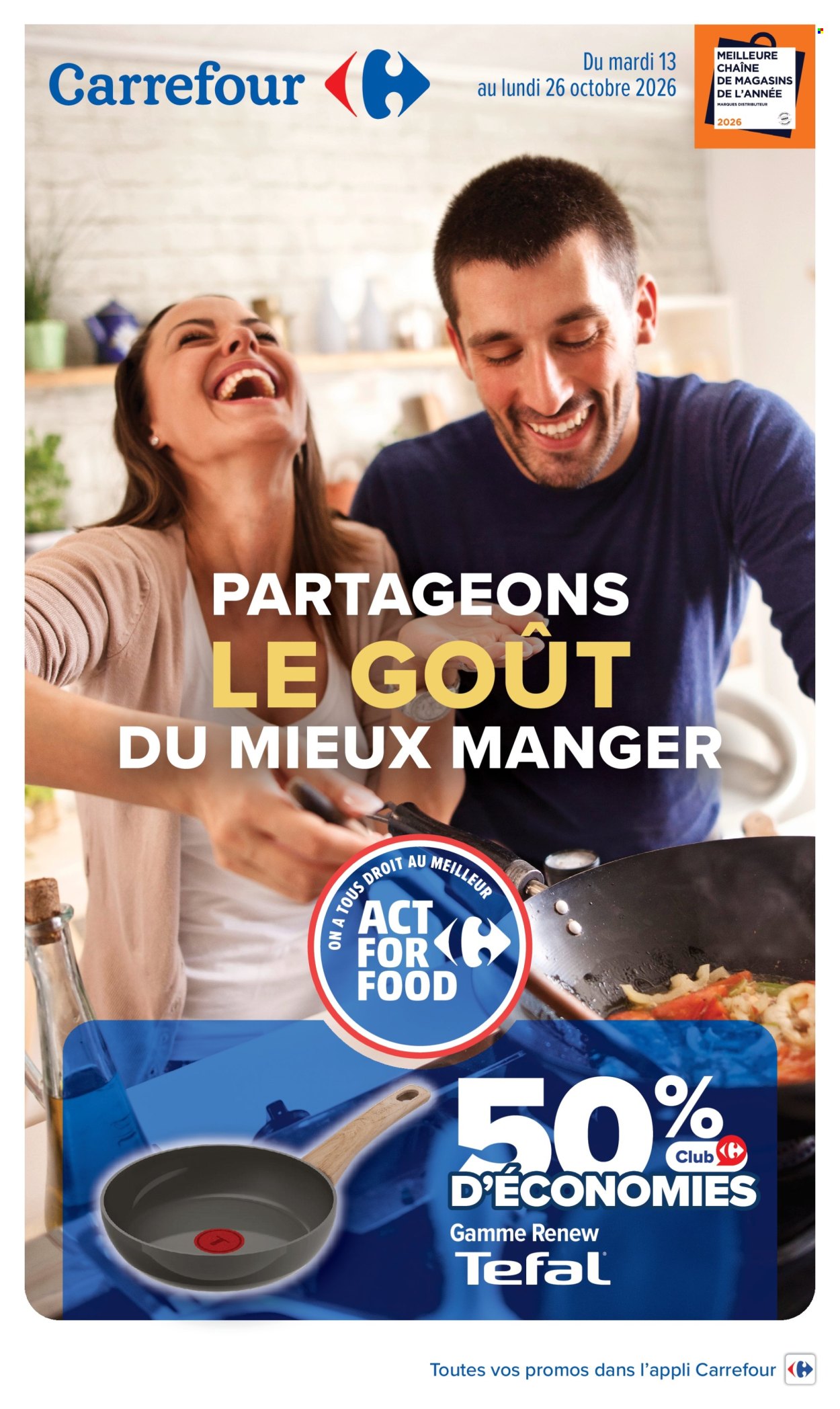 Catalogue Carrefour Hypermarchés - 13.10.2026 - 26.10.2026. Page 1