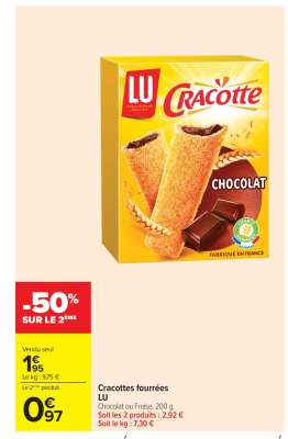 Cracottes fourrées