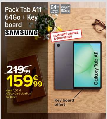 Pack Tab A11 64Go + Keyboard