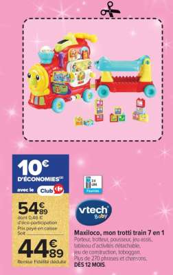 Maxiloco, mon trotti train 7 en 1