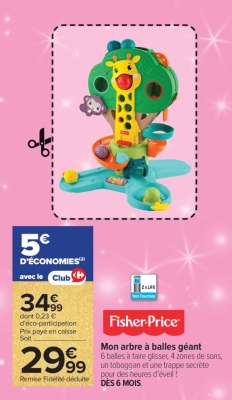 Fisher-Price Mon arbre à balles géant