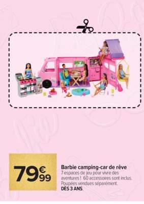 Barbie camping-car de rêve