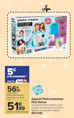 Appareil Photo Instantané - Pack Deluxe