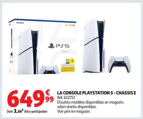 LA CONSOLE PLAYSTATION 5 - CHASSIS E