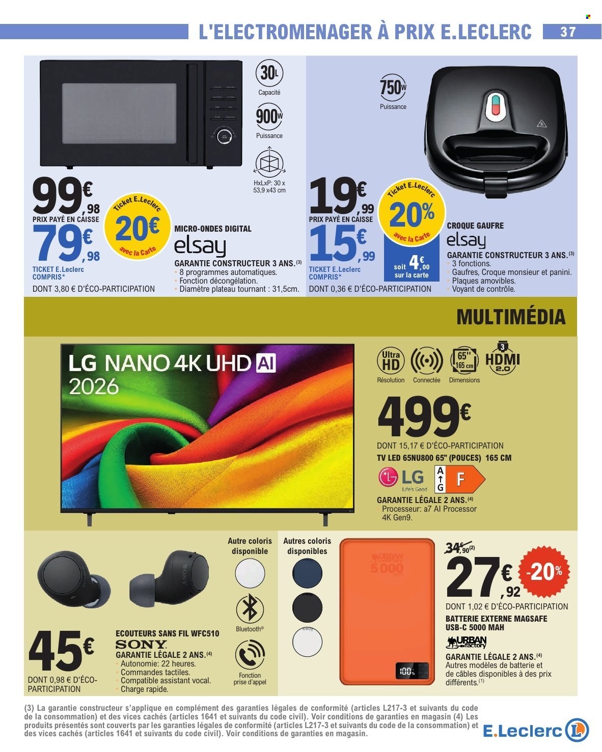 Catalogue E.Leclerc - 13.10.2026 - 24.10.2026. Page 37